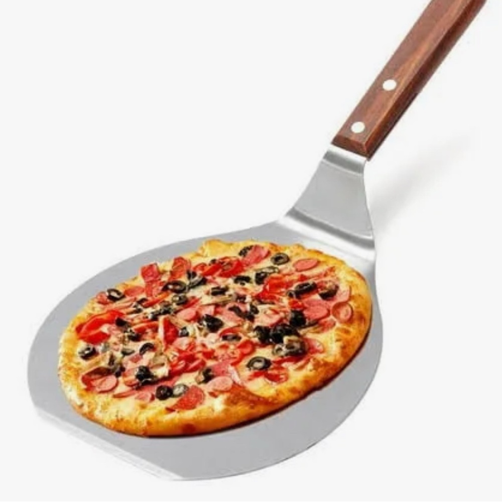 RESERVED LISTING FOR JR-Stainless Steel Pizza Peel with Wooden Handle